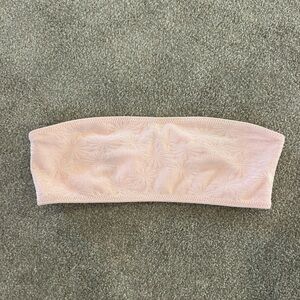 La Hearts Soft Pink Bikini Top